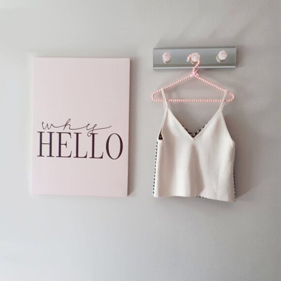 EUC Zara houndstooth print accent trim camisole, M - Picture 10 of 10